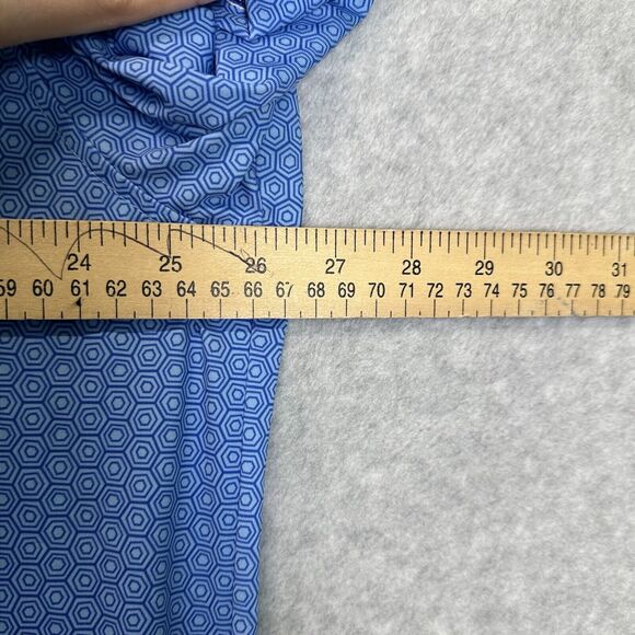 Turtleson Men's XXL Performance Polo Golf Athletic Shirt Blue Tortoise Shell‎ - Picture 6 of 14